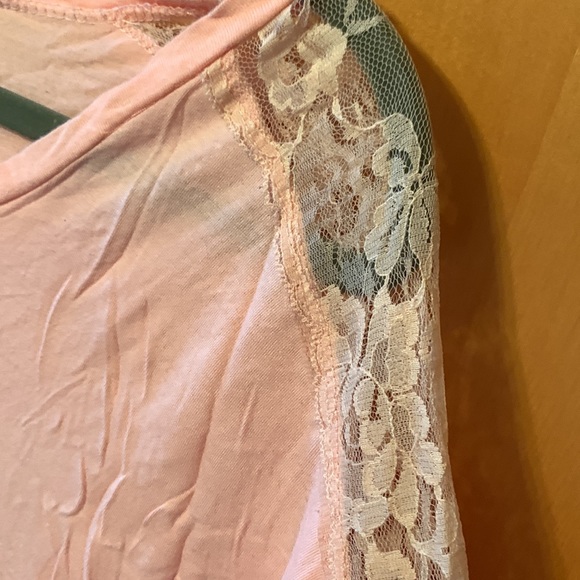 Deb Vintage lace sleeve blouse size small - Picture 2 of 5